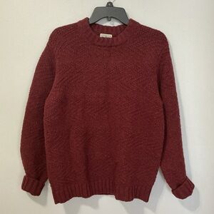 L.L. Bean 100% Lambswool mens sweater